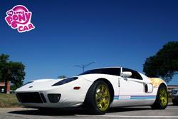 Size: 1280x857 | Tagged: safe, artist:shadowbolt240z, princess celestia, car, ford, ford gt, no pony