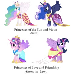 Size: 690x736 | Tagged: safe, princess cadance, princess celestia, princess luna, twilight sparkle, twilight sparkle (alicorn), alicorn, pony, alicorn tetrarchy, meta, text