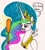 Size: 844x948 | Tagged: safe, artist:newyorkx3, princess celestia, alicorn, pony, mirror, moustache, solo, traditional art