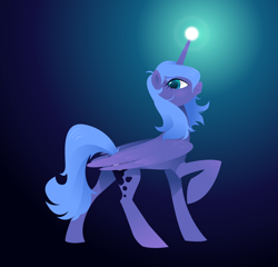 Size: 5548x5328 | Tagged: safe, artist:kilo, princess luna, alicorn, pony, absurd resolution, raised hoof, s1 luna, solo