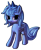 Size: 739x901 | Tagged: safe, artist:mewball, princess luna, alicorn, pony, simple background, solo, woona