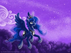 Size: 1200x900 | Tagged: safe, artist:kp-shadowsquirrel, princess luna, alicorn, pony, detailed background, female, mare, solo