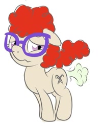 Size: 493x615 | Tagged: safe, artist:calorie, twist, pony, blushing, fart, gcol's favorite image, glasses, solo