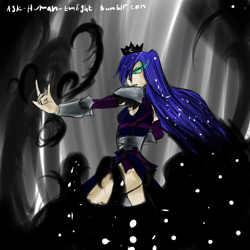 Size: 1000x1000 | Tagged: safe, artist:rhiabox, nightmare moon, princess luna, human, human luna, humanized