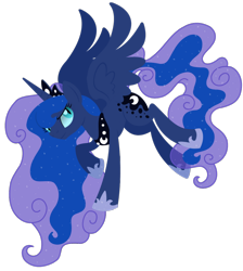 Size: 954x1067 | Tagged: safe, artist:cuttycommando, princess luna, alicorn, pony, cutie mark, female, flying, hooves, horn, jewelry, lineless, mare, regalia, simple background, solo, spread wings, tiara, transparent background, wings
