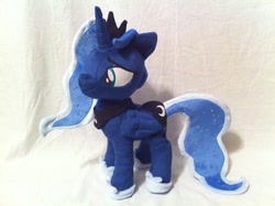 Size: 900x672 | Tagged: safe, artist:planetplush, princess luna, pony, irl, photo, plushie, solo