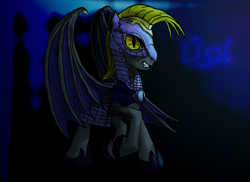 Size: 1980x1440 | Tagged: safe, artist:aaronmk, princess luna, alicorn, pony, captain, guard, night, solo