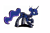 Size: 4000x2632 | Tagged: safe, artist:steptrool, princess luna, alicorn, pony, alternate hairstyle, armor, solo