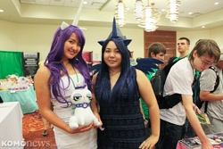 Size: 660x440 | Tagged: safe, princess luna, rarity, human, cosplay, irl, irl human, photo