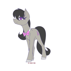 Size: 1600x1600 | Tagged: safe, artist:celes-969, derpibooru import, octavia melody, earth pony, pony, backwards cutie mark, bowtie, female, mare, simple background, sketch, solo, white background