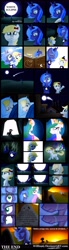 Size: 2179x7878 | Tagged: safe, artist:frank1605, artist:willisninety-six, princess luna, alicorn, pony, comic, sad, spanish, translation