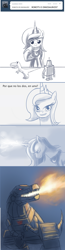 Size: 750x2886 | Tagged: safe, princess luna, alicorn, pony, grimlock, preguntale a luna, spanish, transformers, tumblr