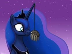 Size: 1600x1200 | Tagged: safe, artist:yorik-cz, princess luna, alicorn, pony, spider, female, horn, mare, solo