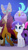 Size: 247x442 | Tagged: safe, derpibooru import, screencap, capper dapperpaws, lix spittle, pinkie pie, princess skystar, rarity, abyssinian, anthro, digitigrade anthro, pony, unicorn, my little pony: the movie, anthro with ponies, cropped, female, male, mare, parrot pirates, paws, pirate