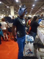 Size: 3240x4320 | Tagged: safe, prince artemis, princess luna, human, cosplay, irl, irl human, photo, rule 63