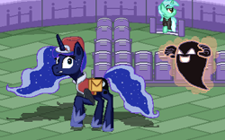 Size: 400x250 | Tagged: safe, artist:gamefreakdx, lyra heartstrings, princess luna, ghost, pokémon