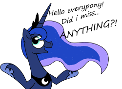 Size: 5489x3989 | Tagged: safe, artist:strangiesleepy, princess luna, alicorn, pony, female, horn, mare, simple background, solo