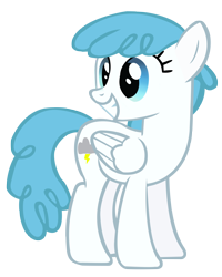 Size: 3000x3750 | Tagged: safe, artist:boneswolbach, lightning bolt, white lightning, pegasus, pony, female, mare, simple background, solo, transparent background, vector