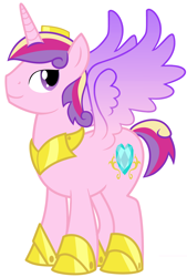 Size: 1600x2363 | Tagged: safe, artist:evilfrenzy, prince bolero, princess cadance, alicorn, pony, rule 63, solo