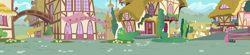 Size: 17181x3749 | Tagged: safe, artist:boneswolbach, absurd resolution, background, no pony, ponyville, vector