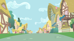 Size: 8000x4495 | Tagged: safe, artist:boneswolbach, absurd resolution, background, no pony, ponyville, vector