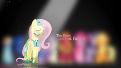 Size: 1920x1080 | Tagged: safe, artist:zoekleinman, applejack, big macintosh, bon bon, fluttershy, pinkie pie, princess luna, rainbow dash, sweetie drops, twilight sparkle, alicorn, earth pony, pegasus, pony, blurry, spotlight, text, wallpaper