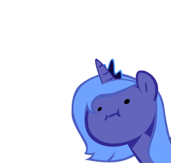 Size: 908x869 | Tagged: safe, artist:haloreplicas, princess luna, alicorn, pony, :i, reaction, simple background, solo, transparent background, vector, wut face