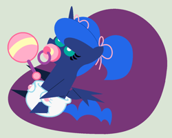 Size: 1024x820 | Tagged: safe, artist:evilfrenzy, princess luna, alicorn, pony, diaper, diaper fetish, fetish, pointy ponies, solo