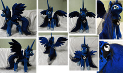 Size: 1280x759 | Tagged: safe, artist:rens-twin, princess luna, pony, irl, photo, plushie