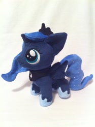 Size: 1936x2592 | Tagged: safe, artist:planetplush, princess luna, pony, filly, irl, photo, plushie, solo