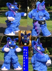 Size: 576x792 | Tagged: safe, artist:dukewolf40, artist:shaggygriffon, princess luna, fursuit, irl, photo