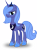 Size: 3500x4696 | Tagged: safe, artist:foxtail8000, princess luna, alicorn, pony, .svg available, angry, s1 luna, simple background, solo, transparent background, vector