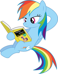 Size: 4000x5139 | Tagged: safe, artist:joey, derpibooru import, rainbow dash, pegasus, pony, absurd resolution, book, female, lesbian, shipping, simple background, transparent background, twidash, vector