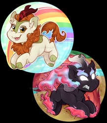 Size: 600x690 | Tagged: safe, artist:midnightpremiere, autumn blaze, kirin, nirik, sounds of silence