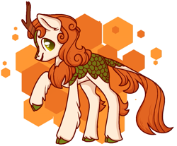 Size: 927x768 | Tagged: dead source, safe, artist:importantgreatwake, autumn blaze, kirin, sounds of silence, female, huevember, mare, solo