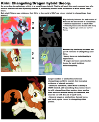 Size: 1940x2396 | Tagged: safe, edit, edited screencap, screencap, autumn blaze, changedling, changeling, kirin, nirik, sounds of silence, spoiler:s08, text, theory