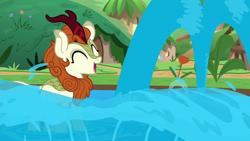 Size: 1280x720 | Tagged: safe, screencap, autumn blaze, kirin, sounds of silence, awwtumn blaze, cute, solo