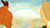 Size: 1920x1080 | Tagged: safe, derpibooru import, screencap, applejack, autumn blaze, earth pony, kirin, pony, sounds of silence, applejack's hat, cloud, cowboy hat, duo, female, hat, mare, rainbow, river, savanna, scenery, sky, tree