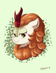 Size: 1280x1664 | Tagged: safe, artist:jeglegator, autumn blaze, kirin, sounds of silence, solo