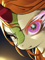 Size: 1440x1920 | Tagged: safe, artist:amarthgul, autumn blaze, kirin, nirik, bust, female, portrait, solo