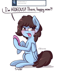 Size: 1344x1680 | Tagged: safe, artist:dsp2003, oc, oc only, oc:pony-ivan, pegasus, pony, 2017, angry, blatant lies, blushing, blushing profusely, crying, female, looking at you, mare, mirror, open mouth, rule 63, simple background, transparent background