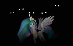 Size: 1680x1050 | Tagged: safe, princess celestia, alicorn, demon, pony, 3d, monster, shadow