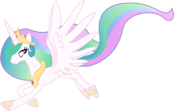 Size: 5029x3212 | Tagged: safe, artist:sunran80, princess celestia, alicorn, pony, absurd resolution, female, mare, simple background, solo, transparent background, vector