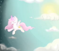 Size: 800x700 | Tagged: safe, artist:igroc, princess celestia, alicorn, pony, pink-mane celestia, solo, younger