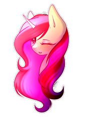 Size: 1000x1462 | Tagged: safe, artist:bambudess, derpibooru import, oc, oc only, oc:pretty shine, pony, unicorn, bust, female, gift art, happy birthday, mare, portrait, solo