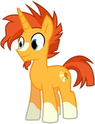 Size: 3008x3936 | Tagged: safe, artist:yaaaco, derpibooru import, sunburst, pony, unicorn, cute, male, simple background, solo, stallion, sunbetes, transparent background