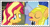 Size: 95x52 | Tagged: safe, artist:yaaaco, derpibooru import, flash sentry, sunset shimmer, deviantart stamp, female, flashimmer, male, picture for breezies, picture for breezies' breezies, shipping, stamp, straight