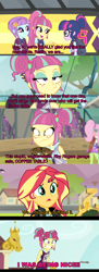 Size: 1000x2750 | Tagged: safe, sour sweet, sunset shimmer, equestria girls, friendship games, coffee table, comic, sour rage, when harry met sally