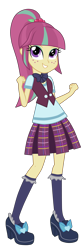Size: 3200x9488 | Tagged: safe, artist:mixiepie, sour sweet, equestria girls, friendship games, absurd resolution, clothes, crystal prep academy, crystal prep academy uniform, crystal prep shadowbolts, cute, pleated skirt, school uniform, simple background, skirt, sourbetes, transparent background, vector