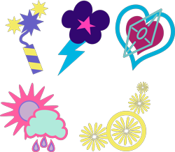 Size: 4593x4000 | Tagged: safe, artist:xebck, indigo zap, lemon zest, sour sweet, sugarcoat, sunny flare, equestria girls, friendship games, cutie mark, shadow five, simple background, transparent background, vector